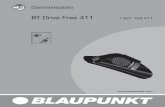 10 BTDriveFree411 hu - Blaupunkt · Tépőzár a kormánykeréken való rögzítéshez Az akkumulátorral kapcsolatos tudnivalók A készülék beépített lítium-polimer akkuval