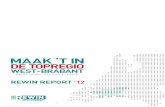 MAAK ‘T IN DE TOPREGIO · 2.142 arbeidsplaatsen en een investeringssom Moerdijk van ruim 100 miljoen euro. ... De rapportage van vestigers is -met ingang van maart 2012- ... na