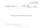 BUDGETWIJZIGING 2018 - Sint-Truiden · PATRI / Budgetwijziging : 1/1/2018 tot 31/12/2018 Pagina 8 van 22 - PATRI-TOE G 2018/6040000/VT/0520 E Aankopen producten 0,00 € PATRI-TOERISME