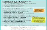 FIRST HOTEL ROYAL - Infomaker€¦ · FIRST HOTEL ROYAL Royal Bar måndag-lördag fr. 18 0533-126 60 finns också. DAGENS RÄTT Vecka 37 MÅNDAG 7 SEPTEMBER • Köttgryta • Gratinerad