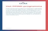 Het PPINK-programma · Het PPINK-programma zal regelmatig worden bijgesteld. Omdat doelen behaald zijn, nieuwe ... PPINK pleit voor herstel van de professionele autonomie van de pedagogisch