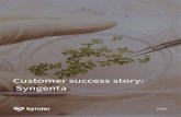 Customer success story: Syngenta...makers van ruim 450 bedrijven als PUMA, innocent drinks en KLM Royal Dutch Airlines gebruiken Bynder. Hiermee worden projecten real-time bewerkt