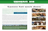 Samen het werk doen · 2016. 12. 19. · Samen het werk doen Noord-Hollands PlattelandsParlement 2014: ... welke effecten ze op het welzijn van mensen hebben en wat er nodig is om