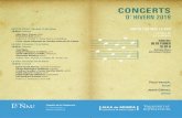 CNCERTS - UV · RCTR ST imars de ebrer 1930 h Concert Alba Sanz Ponce, oboe Francisco Ruiz, piano Autors: A. Vivaldi, C. Saïnt-Säens, H.Dutilleux. Cicle: Joves Intèrprets de l
