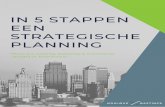 In 5 stappen een strategische planning€¦ · Ik weet hoe lastig het kan zijn om strategisch met je ... Marketing (on- en offline) o Het hebben van een goede planning geeft rust