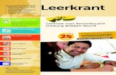 Leerkrant - Centrum voor Basiseducatie...De Centra voor Basiseducatie vieren in het schooljaar 2015–2016 hun 25ste verjaardag. Ook het CBE Limburg Midden-Noord viert mee. Hou in