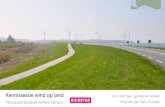 Kennissessie wind op land Arno Vermaas | gemeente Almere · INHOUD PRESENTATIE. 2. 1. Windbeleid/criteria Almere 2. Windpark Jaap Rodenburg 3. Hoofdrolspelers 4. Initiatief windpark