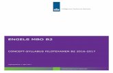 Engels mbo B2 - Examenbladmbo.nl · Engels mbo B2 | concept-syllabus pilotexamen B2 2016-2017 Ingangsdatum pagina 4 van 17 2 Uitgangspunten bij het examen De referentieniveaus, zoals