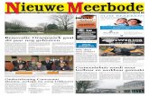Renovatie Oranjepark gaat - Nieuwe Meerbode · 2009. 3. 12. · - Huisartsen spoedgevallen overdag: 0297 531111 - Huisartsen spoedgevallen ’s avonds en in het weekend: 020 4562000
