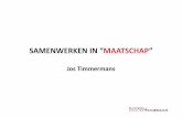 SAMENWERKEN IN “MAATSCHAP - Timmermans in maatschap.pdf · Wet 18 september 2017 tot voorkoming van het witwassen van geld en de financiering van terrorisme en tot beperking van