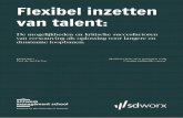 Flexibel inzetten van talent - Experience@Workexperienceatwork.be/wp-content/uploads/2017/11/171106... · 2017. 11. 17. · 1 Flexibel inzetten van talent: De mogelijkheden en kritische