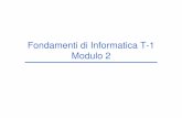 Fondamenti di Informatica T-1 Modulo 2 - unibo.itlia.disi.unibo.it/.../modulo2/05-IFCicli-Soluzione.pdf · 2017. 10. 17. · Esercizio 2 ( if ) Sconto al supermercato Un supermercato
