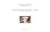 SYMPHONIE N°1 - IMSLPconquest.imslp.info/files/imglnks/usimg/9/9f/IMSLP180043... · 2012. 2. 20. · Symphonie n°1 Etienne MEHUL I (1763-1817) þþ þ þ þ þ þ þ þþ þ þ