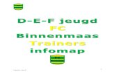D-E-F jeugd FC Binnenmaas Trainers infomap · Bij 2e jaars F-pupillen waar de genoemde doelstellingen zijn bereikt, kan al langzamerhand een start gemaakt worden met de ... je ze