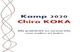 Kamp 2020 Chiro KOKA · 8. Helpende handen 9. Agenda Mogelijks zullen er nog zaken wijzigen, maar dan horen jullie het zeker van ons. Corona-info: 10. Baisisprincipe 11. Bubbelverdeling