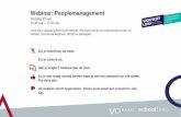 Webinar: Peoplemanagement · 2020. 6. 29. · Interactieve presentatie in drie delen van +/- 15 minuten De toegevoegde waarde van Strategisch HRM Peoplemanagement & de rol van de