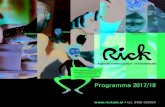 Programma 2017/18 - ricknet.nl€¦ · Beeldend Fotografie Theater/taal Een magazine vol creative cursussen, workshops en andere activiteiten. Schrijf je in en doe mee! Met een veelzijdig