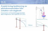 Projekt kring bedömning av påverkansområden från schakter ......Björn Holgersson, SGU Uppsala 22/3 2017 (Thomas Newcomen, år 1712) Vattenverksamhet? Ett försiktigt uttag av