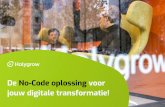 De No-Code oplossing voor jouw digitale transformatie!...de ander trapt volledig op de rem. Het probleem is dat de mensen die protesteren de mensen zijn die met de verandering moeten