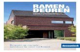 RAMEN DEUREN - Stas Geert · 2019. 10. 25. · ramen&deuren magazine | 28 Wie vandaag bouwt of renoveert kan best wat advies en inspiratie gebruiken bij het kiezen van de juiste ramen