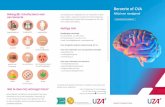 Beroerte of CVA - UZA · 2019. 5. 9. · Een ander type CVA is de hersenbloeding, waarbij er een scheur in een hersenbloedvat ontstaat. Wat is een TIA? De symptomen bij een TIA of
