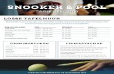 Snooker & Pool tarieven 2019 - Dekker Zoetermeer€¦ · Snooker & Pool tarieven 2019 Author: Lizette Hanselaar Keywords: DAC_GfIsAQA,BACZzMVkJXA Created Date: 8/8/2019 9:55:44 AM