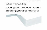 VR 2017 3006 DOC.0617/2TER Startnota - Zorgen voor een … · 2017. 7. 12. · in voor de globale visievorming, coördinatie en doorrekening. De Vlaamse Klimaattop op 19 april 2016