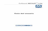 Software MESURTM Litemark-10.com/downloads/product-downloads/manualMESURLite-ES.pdfآ  Software MESURTM