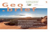 Geo 1 brief - KNGMGDe Nederlandse Steenkolenmijnbouw 1846-1940 Geologische Workshop Utah ... van het International Geosphere-Biosphere Programme (IGBP) in Mexico, bezigde hij voor