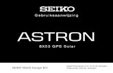 Gebruiksaanwijzing 8X53 GPS Solar - Seiko NederlandDe zomertijd is bedoeld om dagen langer te maken door de klok 1 uur vooruit te zetten, wanneer zomers de dagen langer worden. De
