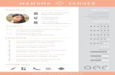 CV Mamuna Schuer 2018 kopiemamunaschuer.be/wp-content/uploads/2018/07/CV-Mamuna... · 2018. 7. 4. · portfolio: Grafisch vormgever @ Waterdrinker Aalsmeer & Kontich // 01.2018 -