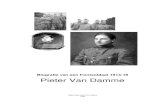 Dagboek van Pieter Van Damme - BEL-MEMORIALBiografie van een frontsoldaat 1914-18 6 tekst : “Camp d’Auvours - Liever dood dan Duitsch - Oorlog 1914”. Over de juiste slogan was