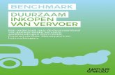 Benchmark Duurzaam Inkopen van Vervoer · PDF file natuur & Milieu | benchmark duurzaam inkopen van vervoer 7 Belangrijkste conclusies De uitkomsten van de Benchmark 2018 zijn teleurstellend.