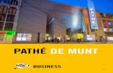 PATHÉ DE MUNT - Pathé.nl | De filmsite voor alle Pathé ... · Vertoon uw presentatie op ons grote doek. Met onze digitale projectoren wordt uw presentatie en bedrijfsfilm in topkwaliteit