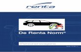 rentanorm De Renta Norm - Homepage | Renta.be personenw… · RentaNorm® 3 Personenwagens 1. Inleiding De Rentanorm, ontwikkeld door Renta in samenspraak met specialisten op het