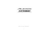 Alesis Strike DRUMMODULE User Guide 日本語版 Guide-JP.pdf · フェーダー：これらのフェーダーをスライドして、キットに含まれる各サウンドの⾳量レベルを個別に