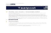online versie uitschrijven Taalpost - Onze TaalOf ga direct naar de podcast En verder >> Computernerds stoppen codegrapjes in programmeertaal. (TechGirl) ... graad van het secundair