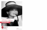 Hubert de Givenchy: To Audrey with love · 2017. 10. 30. · Cara Delevigne, model. 14 15 Dit is de filmzaal. Hier draaien enkele beroemde films van Audrey Hepburn. De kleding die