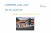 Schoolgids 2019-2020 cbs De Wingerd · 2019. 11. 7. · Onze leerlingen zijn getalenteerd op allerlei gebieden. Wij stimuleren de ontwikkeling van dat talent door activiteiten aan