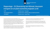 rapportage eu financiering van klimaat, duurzaam transport en ... EU... · PDF file Rapportage - EU financiering van klimaat, duurzaam transport en circulaire economie projecten 2018