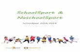 SchoolSport & NaschoolSport - Meppel Actief · 2018. 11. 21. · Voor de naschoolse lessen kan een kind/ouder zelf contact zoeken met de ... Iedereen kent tegenwoordig de sport en