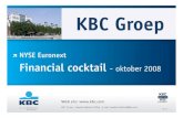 Introduction to KBC Group · Aantrekkelijk bedrijfsprofiel • Top-3 speler in België en Oost-Europa; 80% van omzet in markten met leidende marktpositie • Nichestrategie voor vermogens-