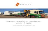 voor 3 jaar Samenwerking verlengt - Orange Climate Door de samenwerking tussen OC Verhulst en Koninklijk