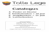 Catalogusbibliotheek-dirksland.nl/.../Rapport_Jeugdcatalogus_2015.pdf · 2016. 1. 19. · Catalogus 4. Peuter en kleuter 5. Kinderboeken < 10 jaar 6. Jeugdboeken < 15 jaar 8. ...