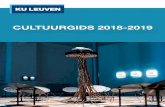 CULTUURGIDS 2018-2019 - KU Leuven · CULTUUR! 4. Wat heb je nodig? Een Cultuurkaart! 4. UUR KULTUUR 6. Exclusieve kortingen 8. Waar moet je zijn? 10. 7 verrassende plekken 12. 4x