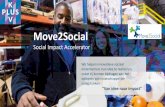 Move2Social - Kennis, netwerk en belangenbehartiging voor ... · impactmeting) • Pitchevent 1 dagdeel Inhoud: • Maatschappelijke impact ... • 50- 60 sociaal ondernemers bereikt,
