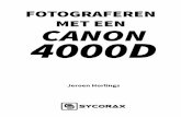 FOTOGRAFEREN MET EEN CANON 4000D - Lees.nl...Scherpstellen tijdens het filmen 89 Belichtingscompensatie89 Diafragma 90 Praktische tips 90 Videobewerken91 7 Wi-Fi & Apps Foto’s delen