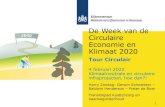 De Week van de Circulaire Economie en Klimaat 2020 ... De Week van de Circulaire Economie en Klimaat