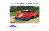 Nieuwsbrief april 2010 - Maasoever Spoorweg · Het leek even stil te zijn met de vernieuwingen op de website van de vereniging, maart er ... systeem dat overweg kan met verschillende