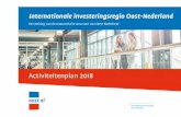 Internationale investeringsregio Oost-Nederland 2018.pdf · veiligheid, gezondheid en voedsel spelen daarin een grote rol. Voor Oost NL is het een uitdaging om daarbij Local Solutions